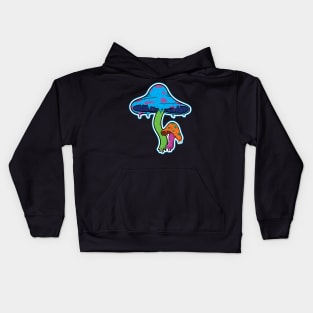 Trippy Mushrooms Kids Hoodie